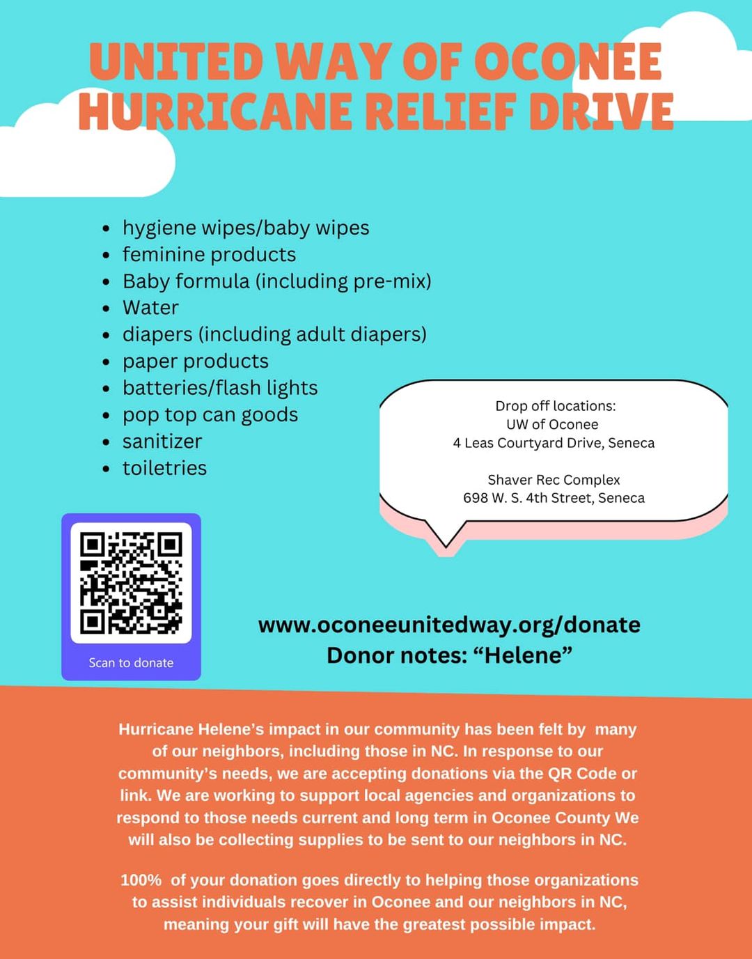 Hurricane Relief Drive